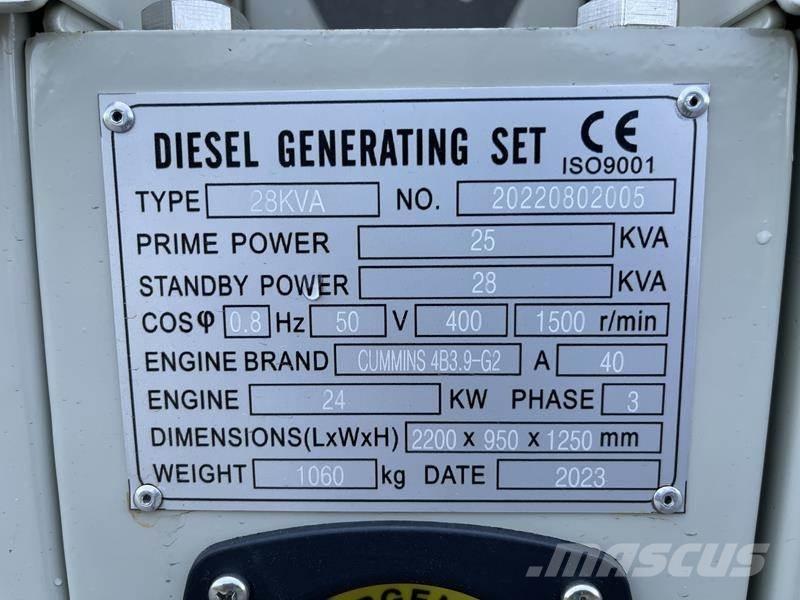 Cummins 28 kVA Diesel Generatorer
