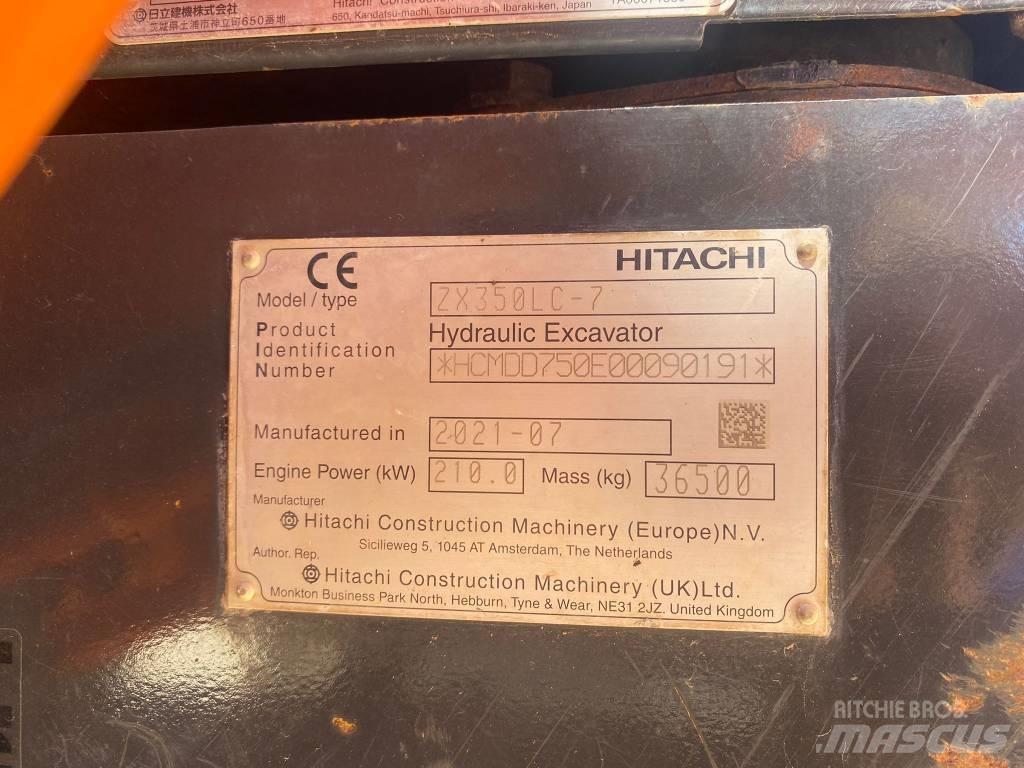 Hitachi ZX 350 LC-6 Beltegraver