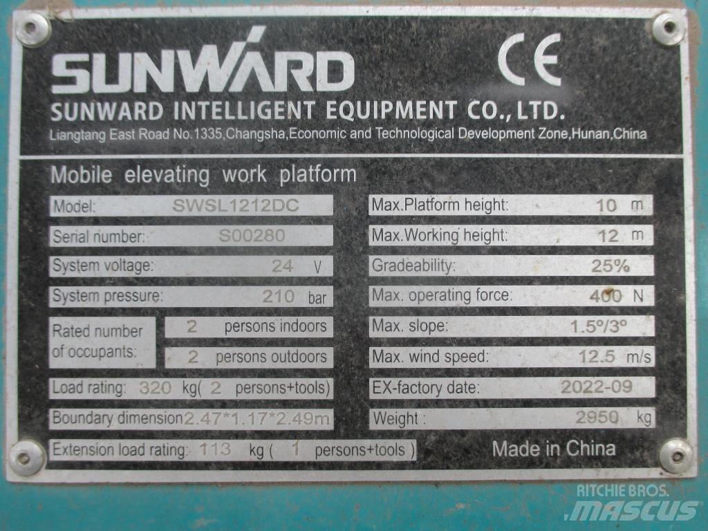 Sunward SWSL 1212 DC Sakselifter