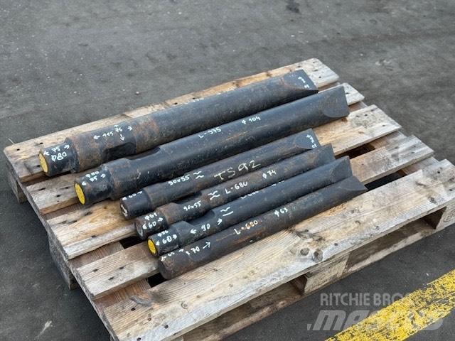 Rammer grot 74 mm Hydrauliske hammere