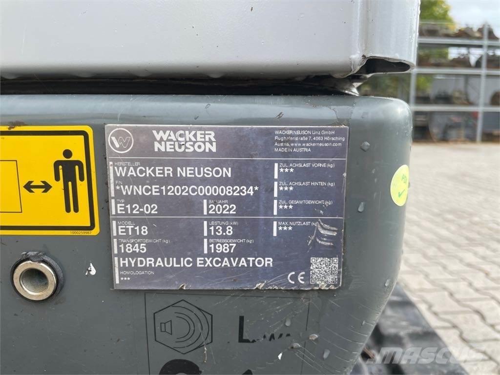 Wacker Neuson ET18 Beltegraver