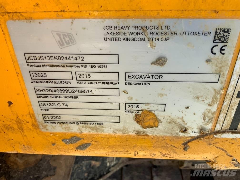 JCB JS 130 LC Beltegraver