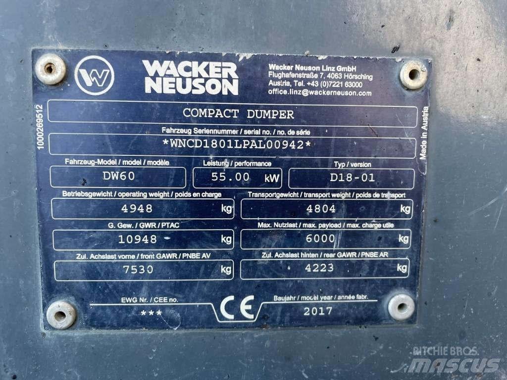 Wacker Neuson DW60 Mini dumpere
