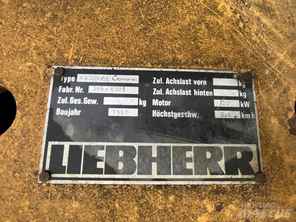 Liebherr 932 Beltegraver