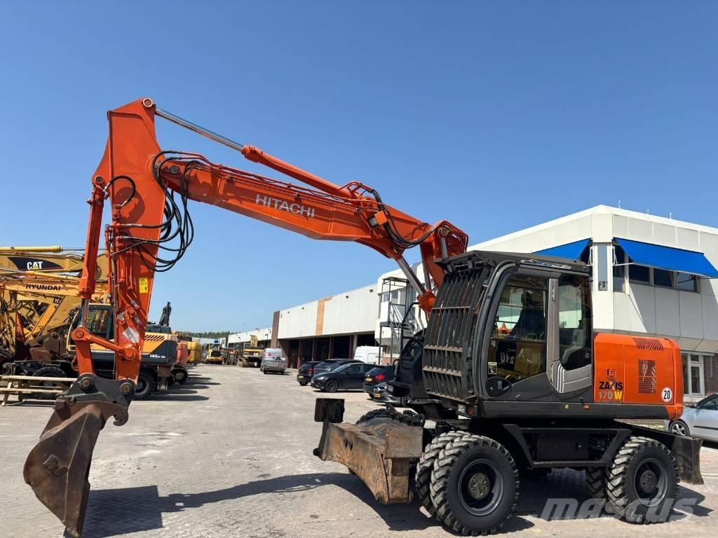 Hitachi ZX 170 W-3 Hjulgravere