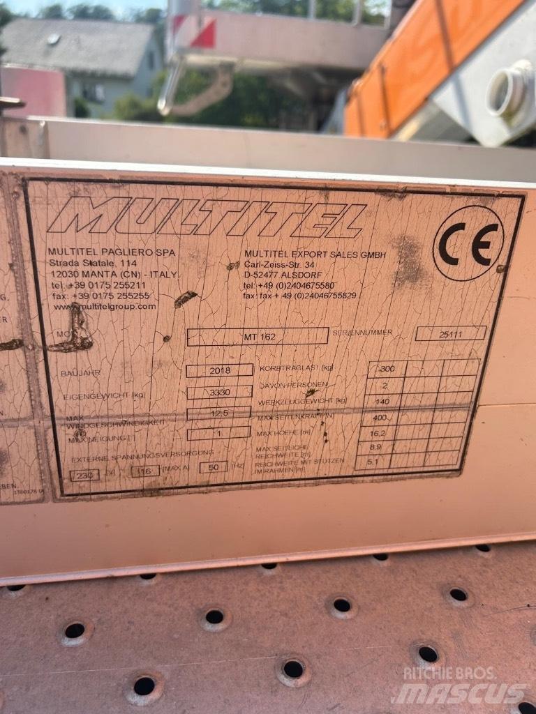 Multitel MT 162 Bilmontert lift