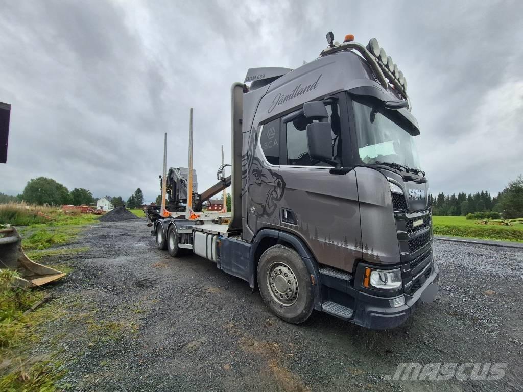 Scania R 650 Tømmerbiler
