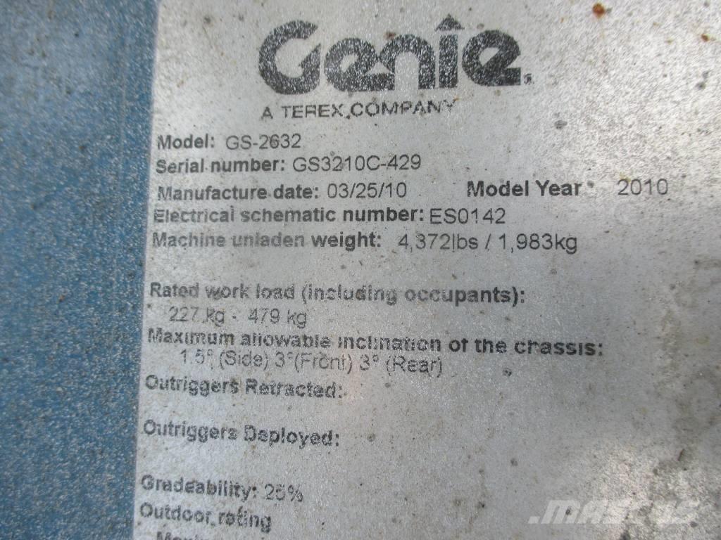 Genie GS 2632 Sakselifter