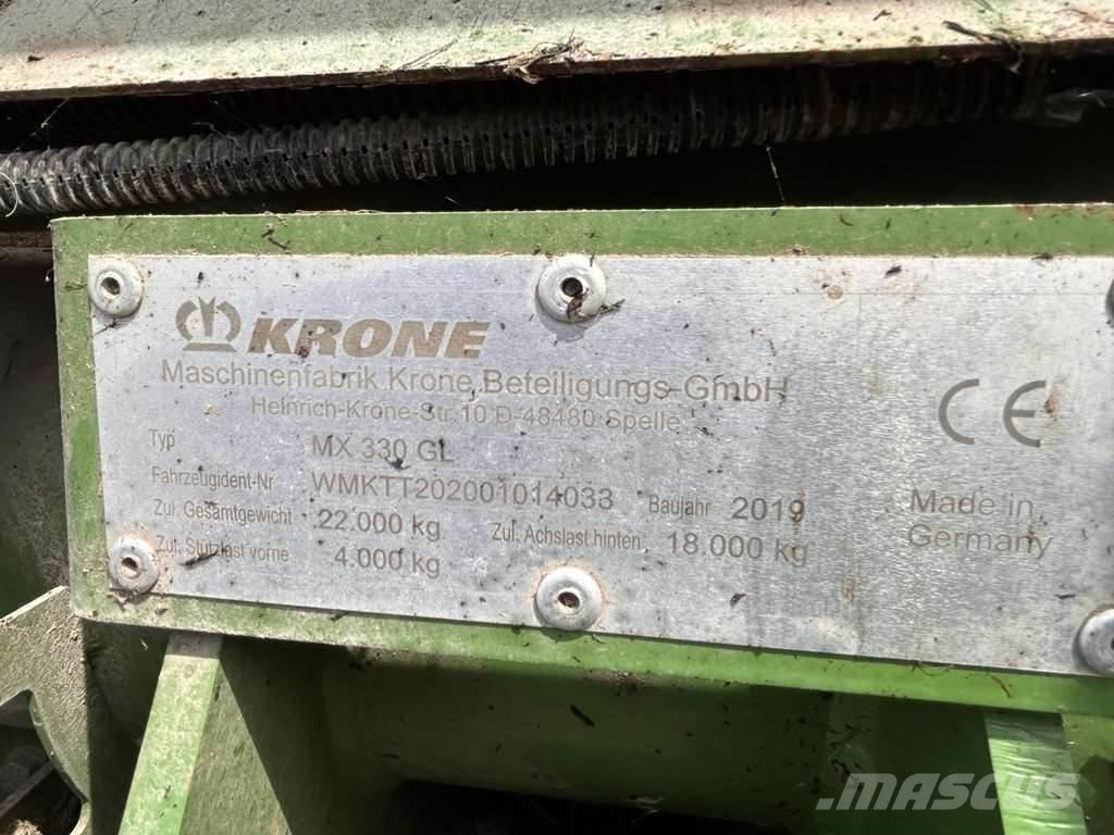 Krone MX 330 GL Selvdrevne fôrhøstere