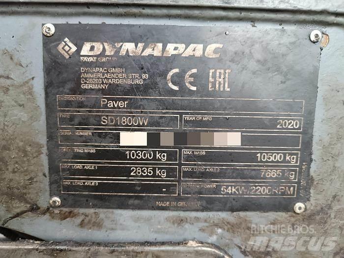 Dynapac SD1800W Asfaltutleggere