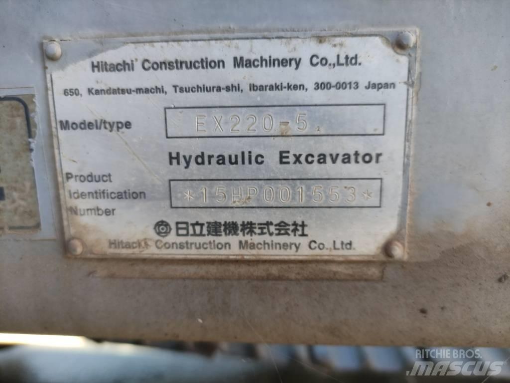 Hitachi EX 220-5 Beltegraver