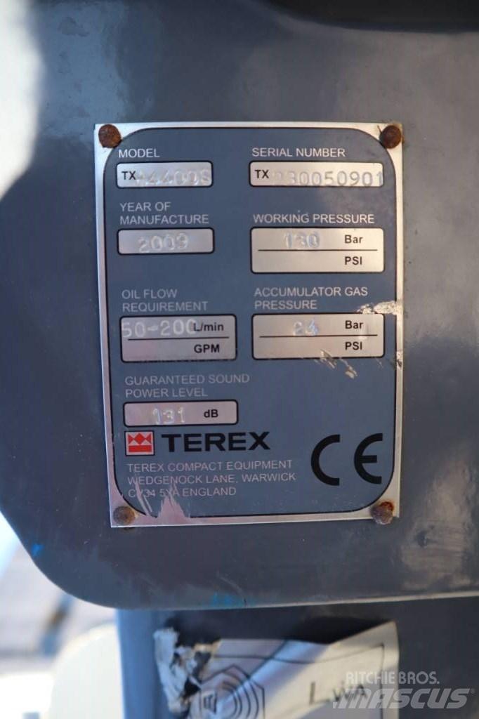 Terex TXH4400 Hydrauliske hammere