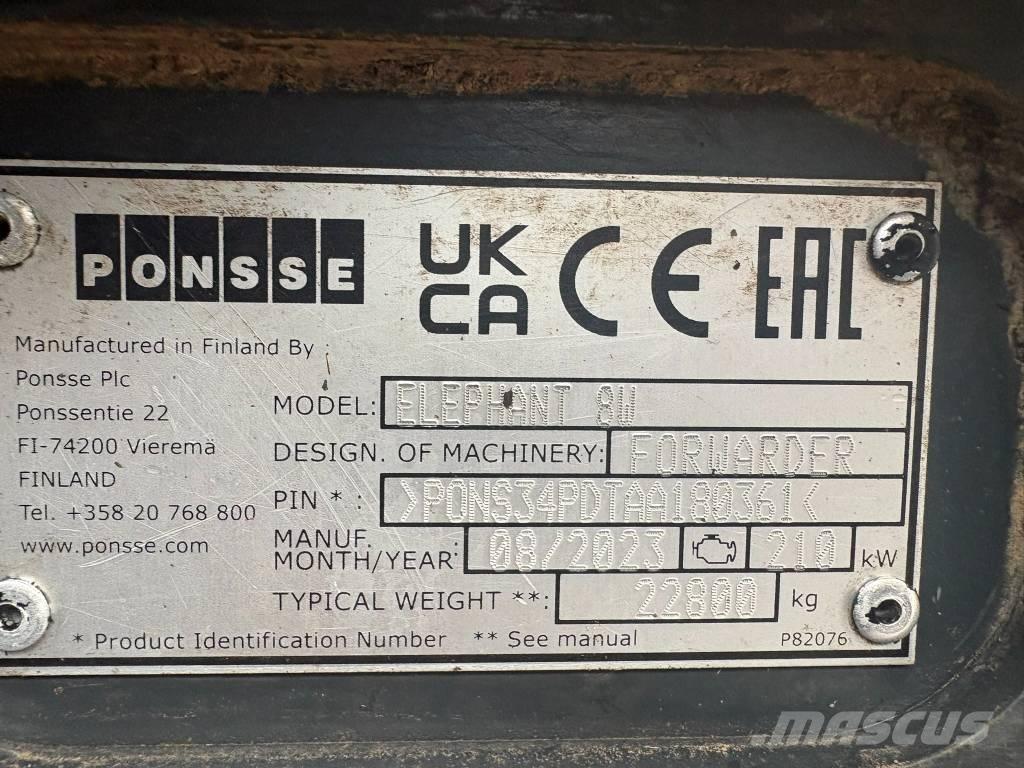 Ponsse Elephant Lassbærere