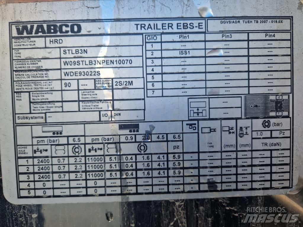 HRD Semitrailer Andre semitrailere