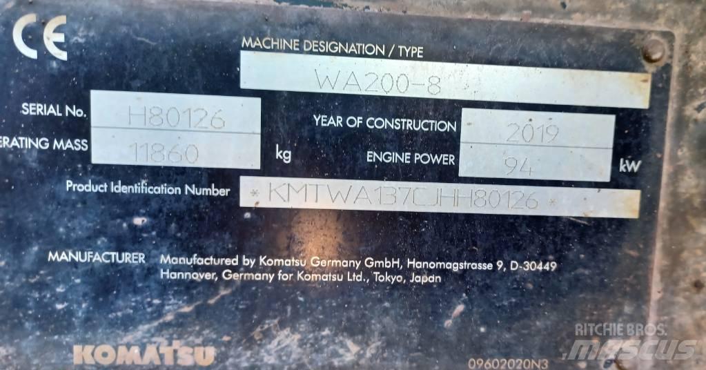 Komatsu WA 200-8 Hjullastere