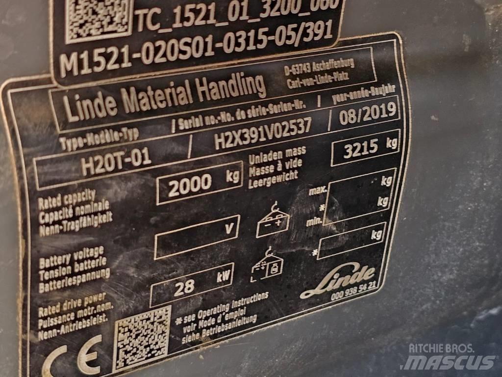 Linde H20T-01 Propan trucker