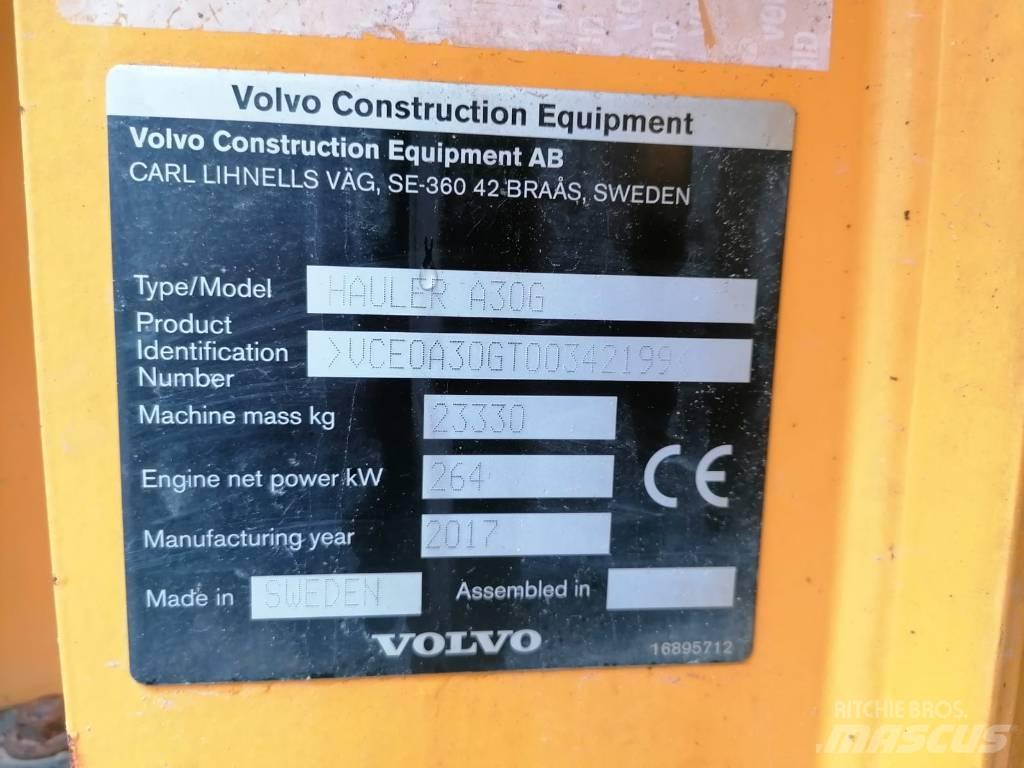 Volvo A 30 G Rammestyrte Dumpere
