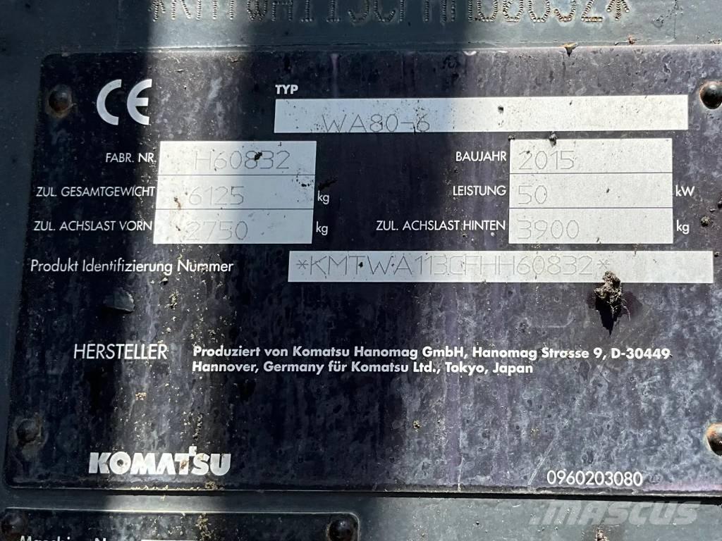 Komatsu WA 80-6 Hjullastere