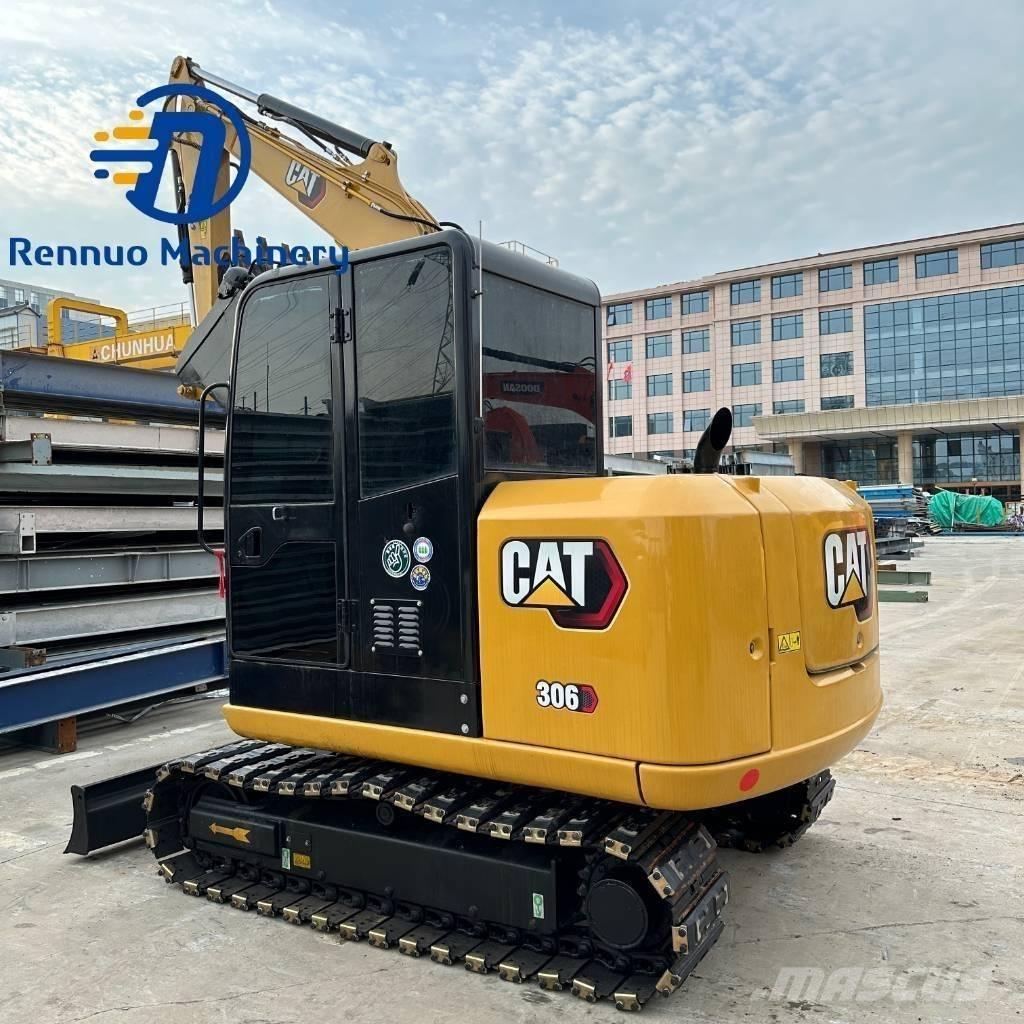 CAT 306E with rubber Minigravere <7t