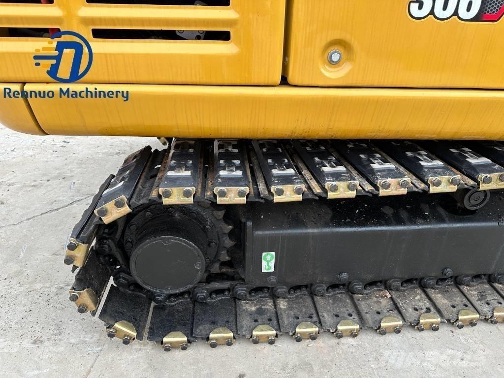 CAT 306E with rubber Minigravere <7t
