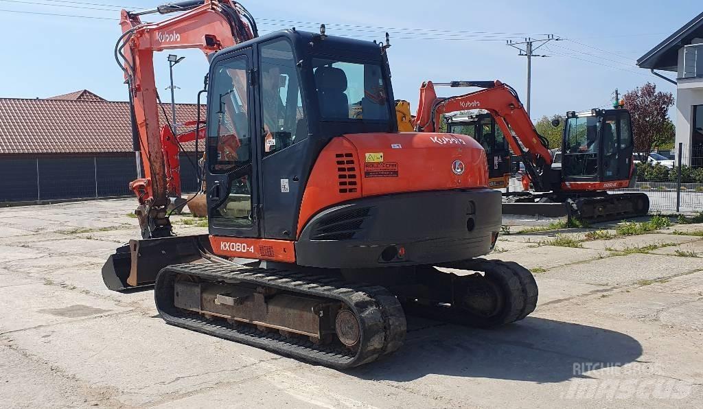 Kubota KX 080-4 Midigravere 7 - 12t