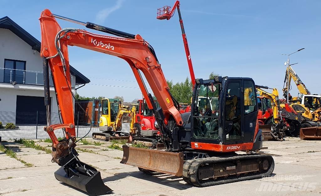 Kubota KX 080-4 Midigravere 7 - 12t