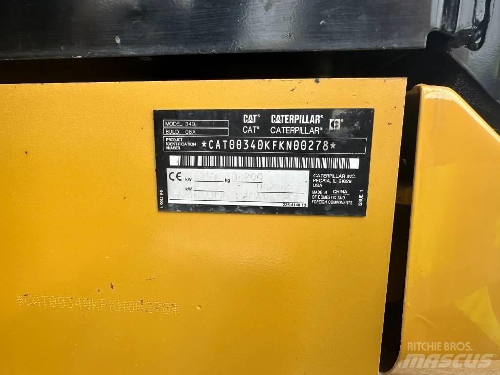 CAT 340 Beltegraver
