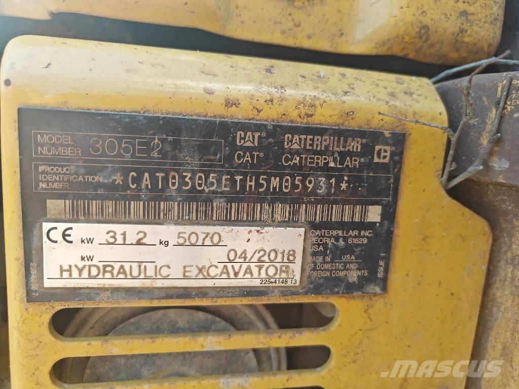 CAT 305E2 Minigravere <7t