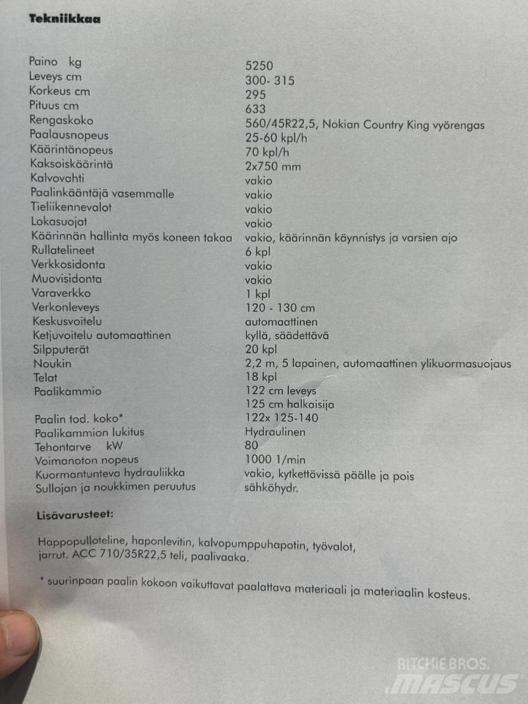 Agronic ACC Pulse M Rundballepresser