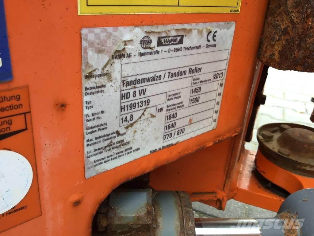 Hamm HD 8 VV Tandem Valser