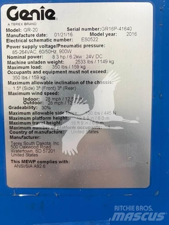 Genie GR20 Personløftere