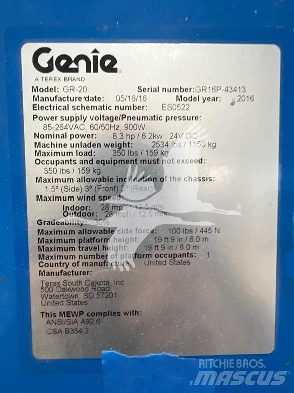 Genie GR20 Personløftere