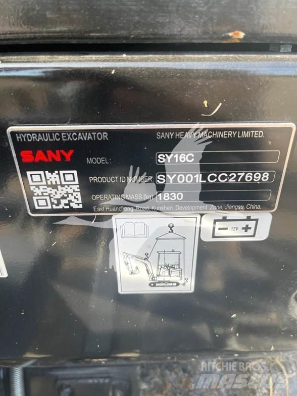 Sany SY16C Minigravere <7t