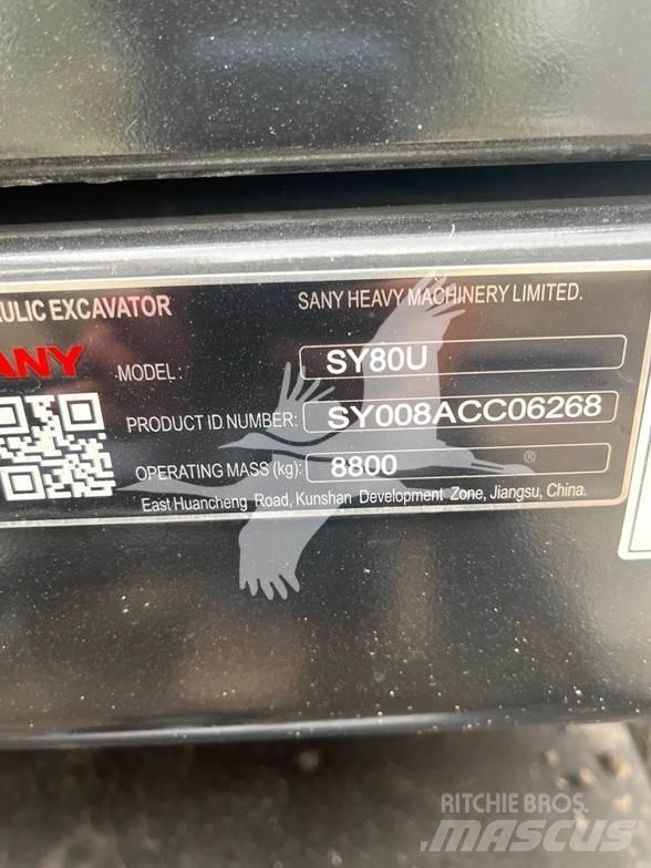 Sany SY80U Beltegraver