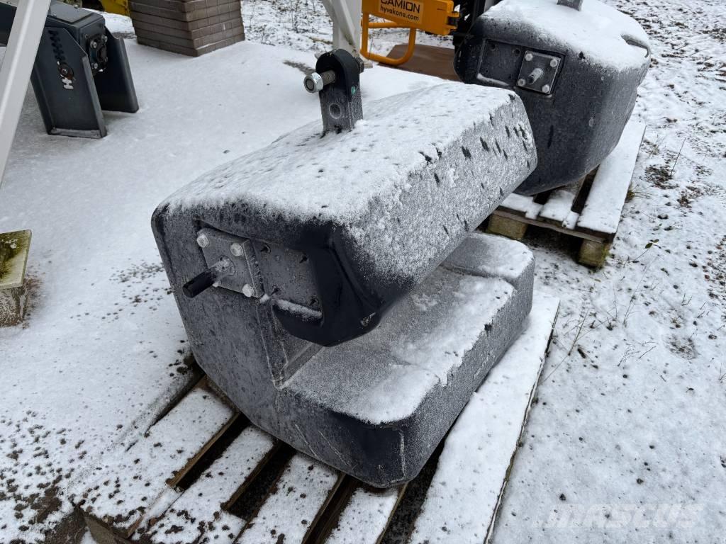 Lisäpaino 1000kg Front lodd