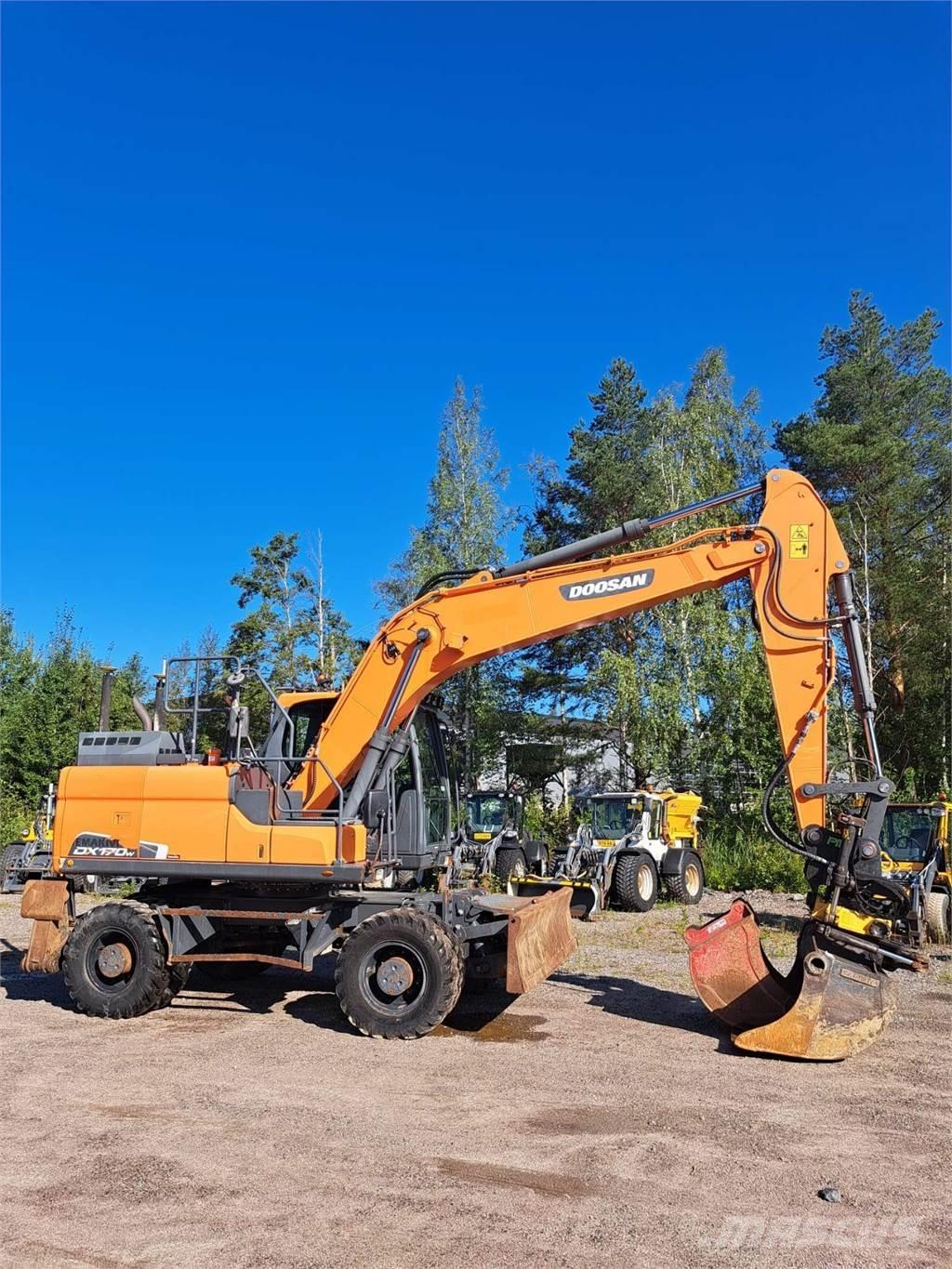 Doosan DX170W-5 Hjulgravere