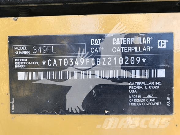 CAT 349FL Beltegraver