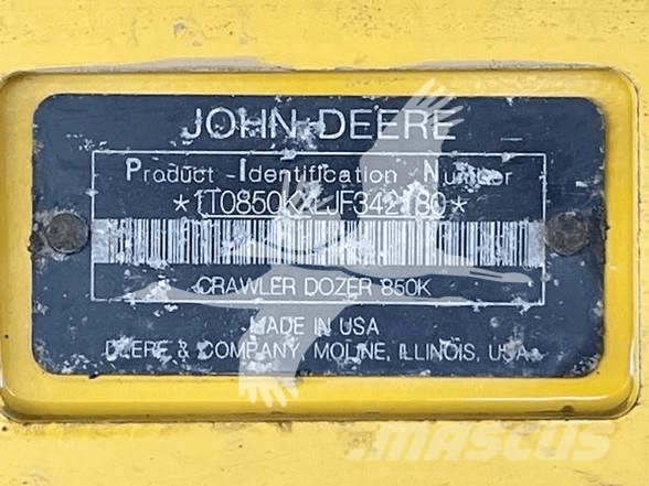 John Deere 850K Dozere Beltegående