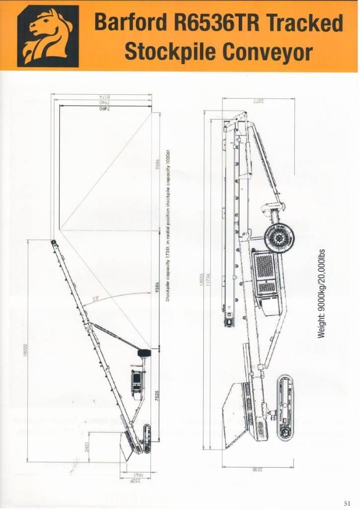 Barford R6536TR Transportbånd