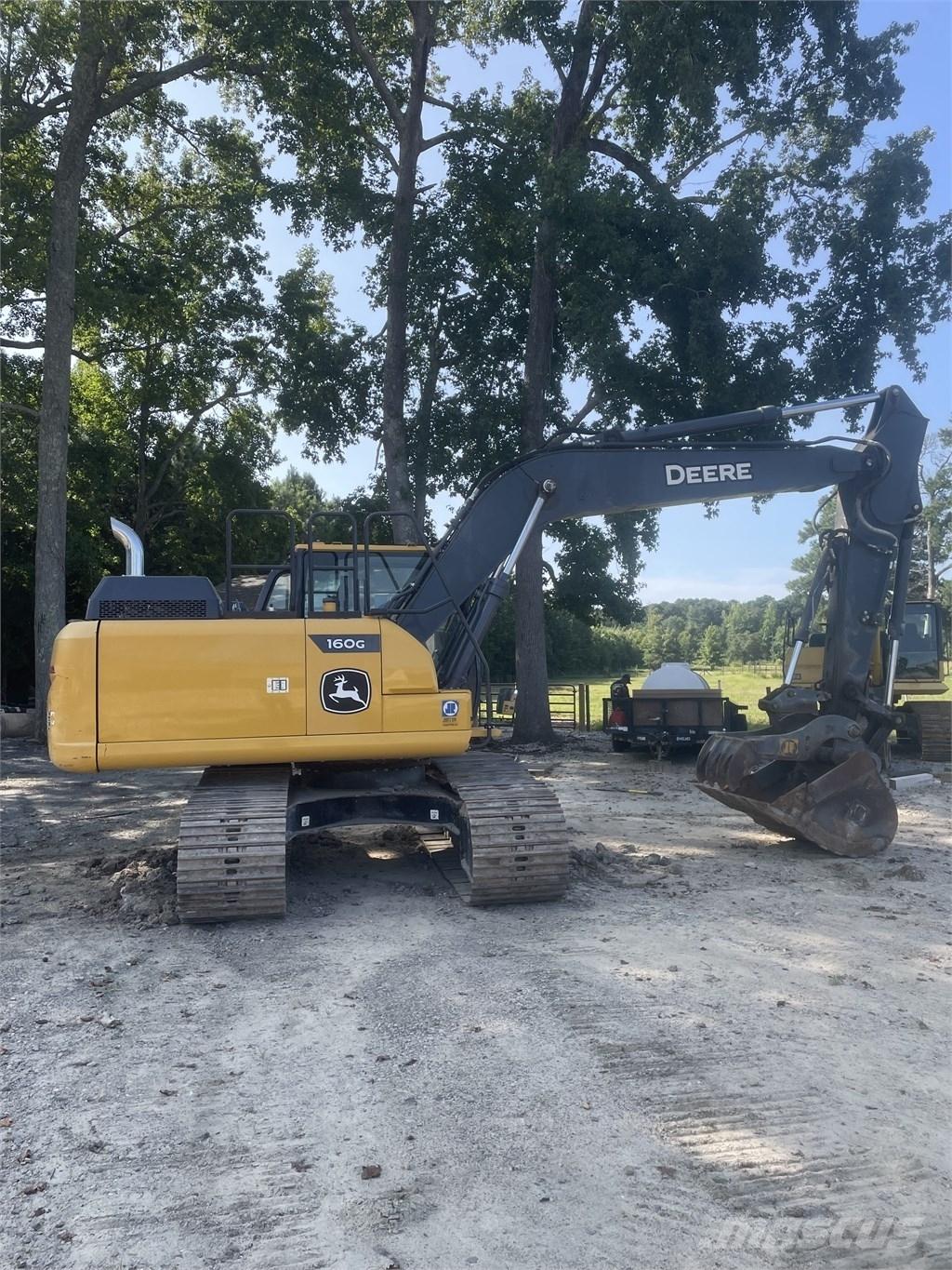 John Deere 160 GLC Beltegraver