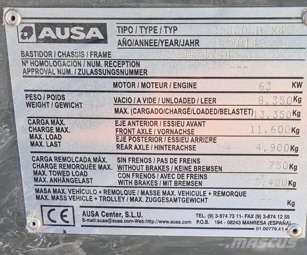 Ausa C 500 H X4 Terrenggående gaffeltruck