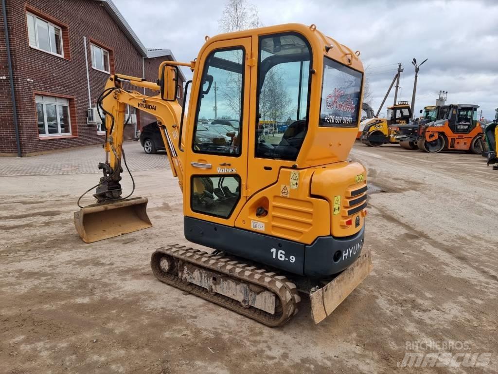 Hyundai R16-9 Minigravere <7t