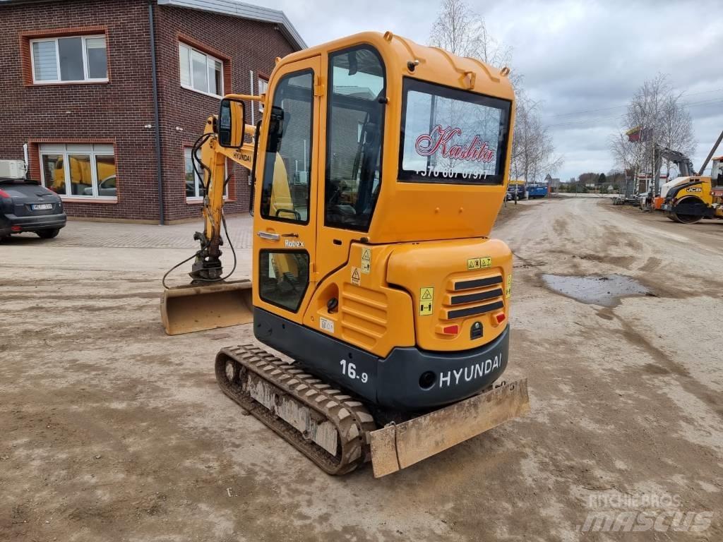 Hyundai R16-9 Minigravere <7t