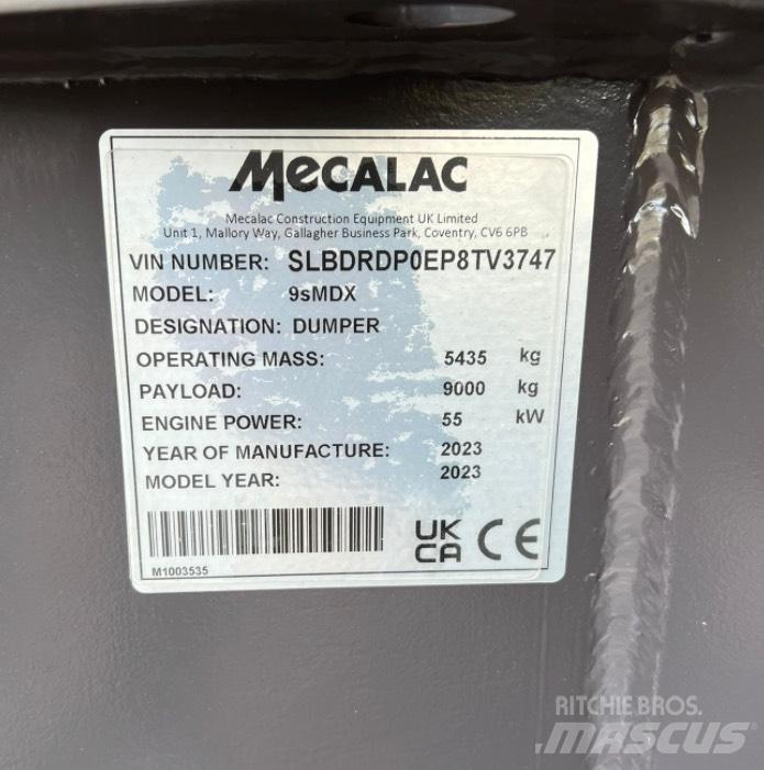 Mecalac 9smdx Rammestyrte Dumpere