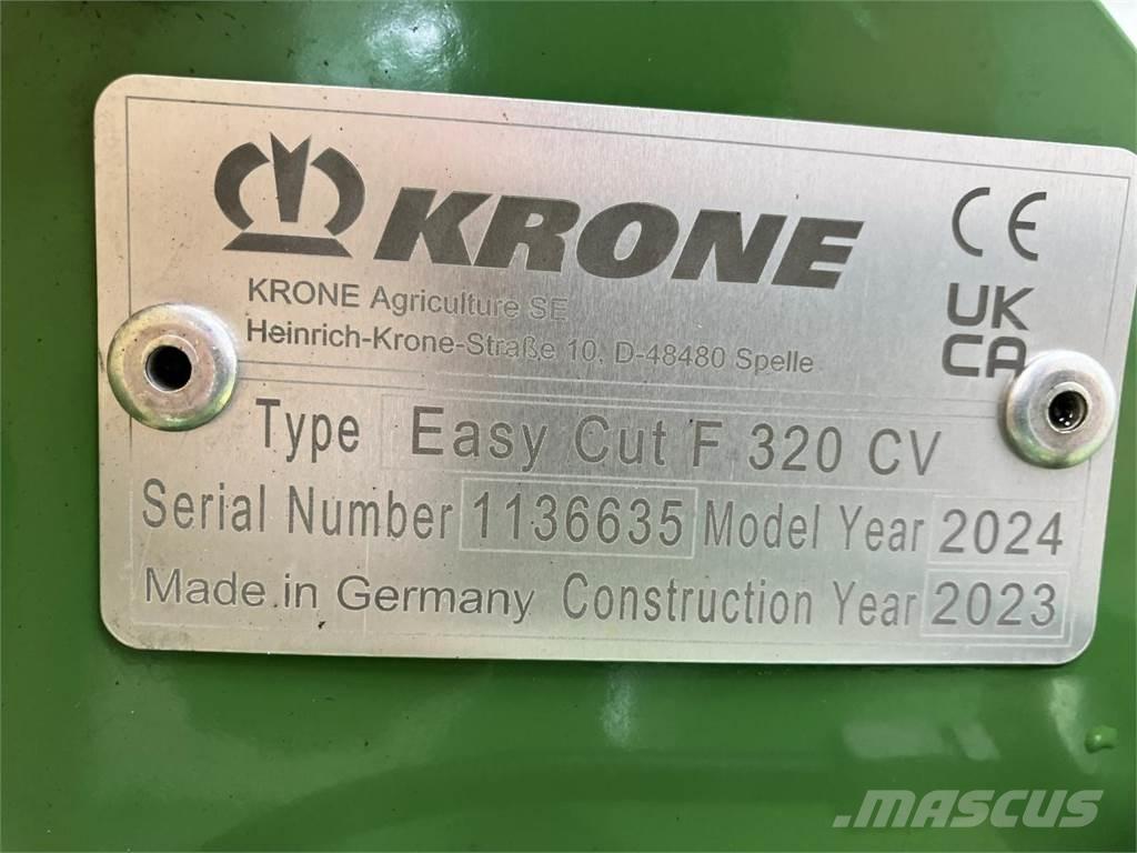 Krone EC F 320 CV Slåmaskiner