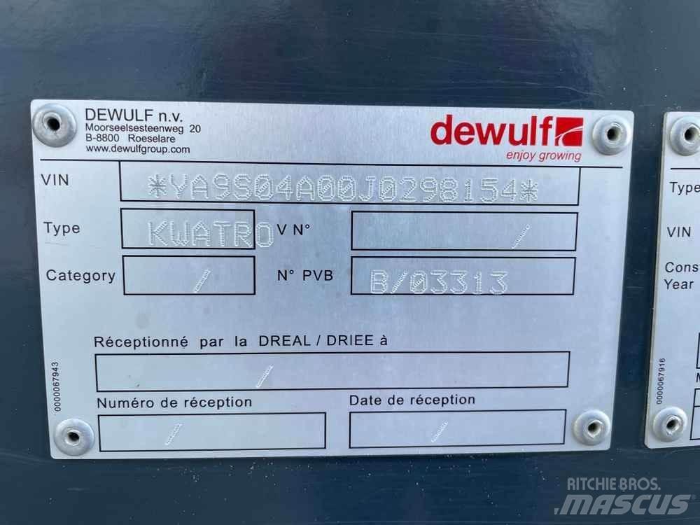 Dewulf KWATRO Landbruk - Annet