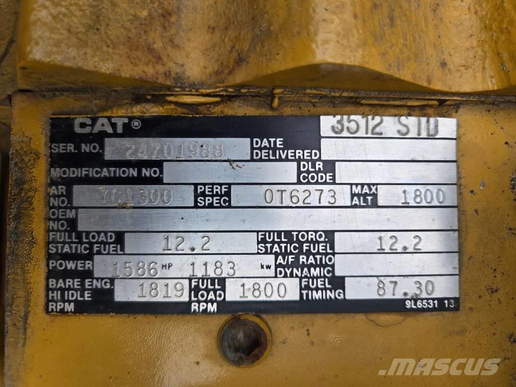 CAT 3512 Diesel Generatorer