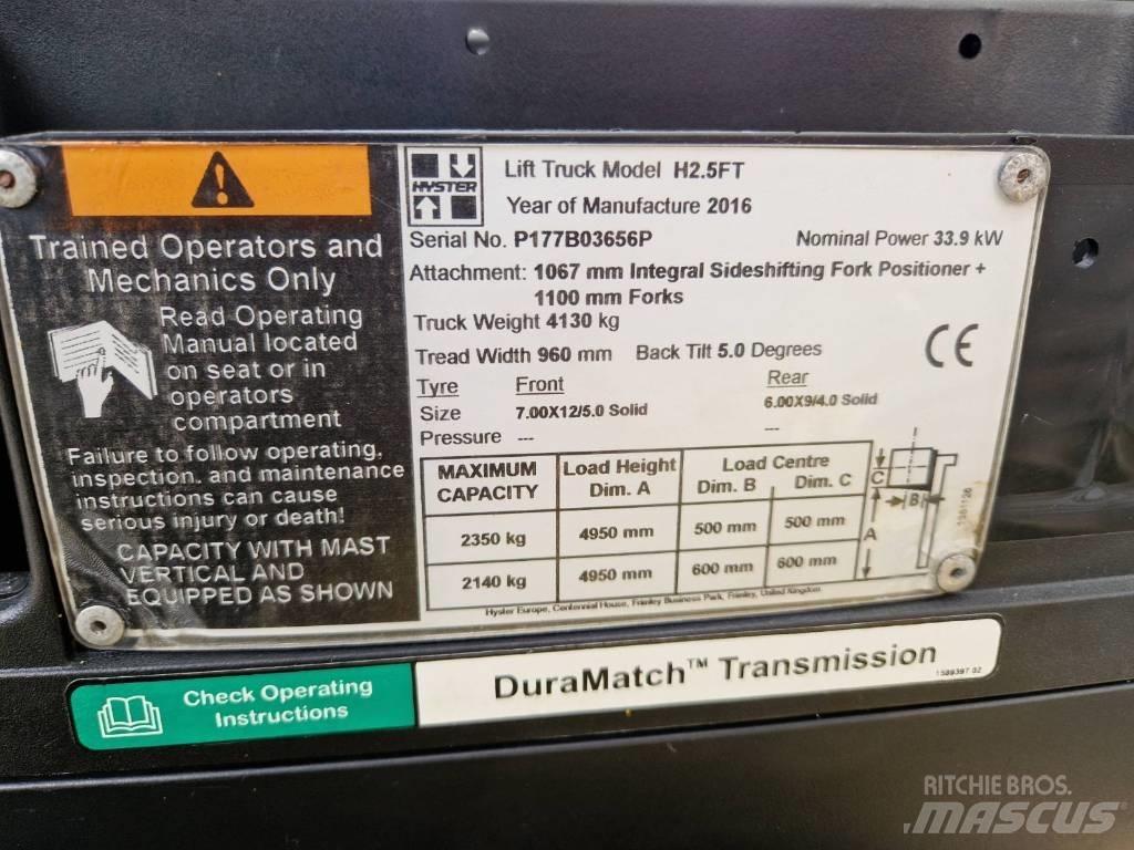 Hyster H2,5FT Diesel Trucker