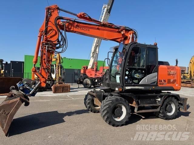 Hitachi ZX 140 W-5 Hjulgravere