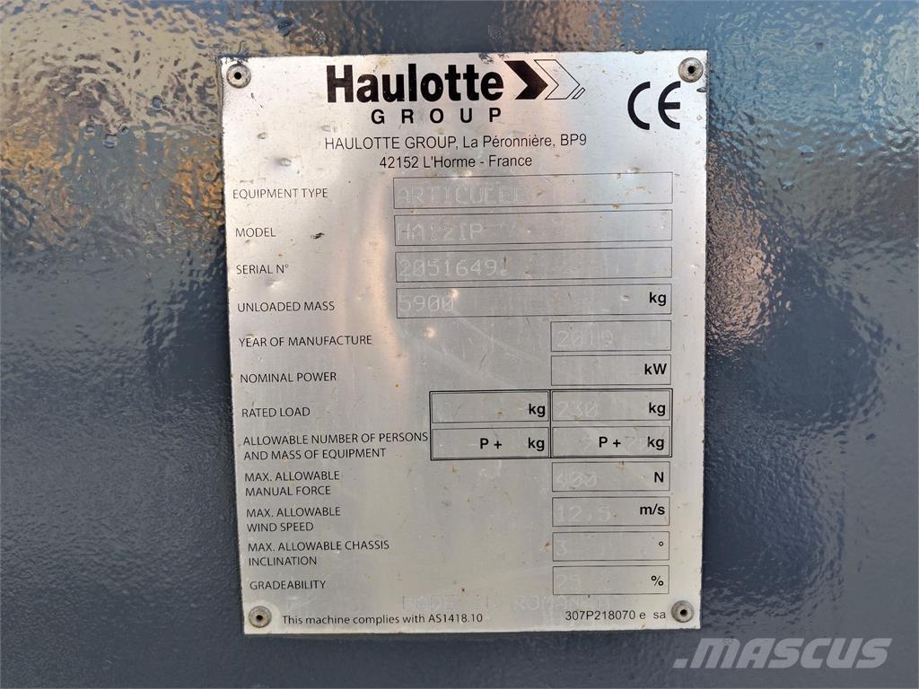 Haulotte HA12IP Leddede bomlifter